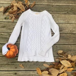 🎉Host Pick 🎉 Michael Kors | Cable-Knit Sweater | White | W | S